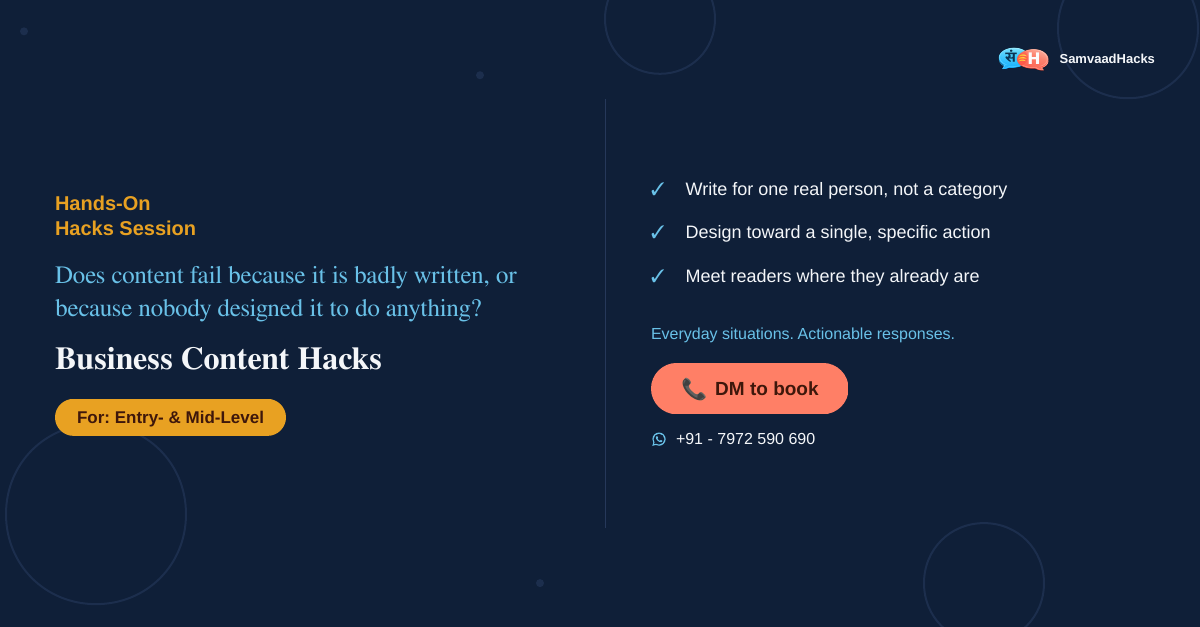 Business Content Hacks