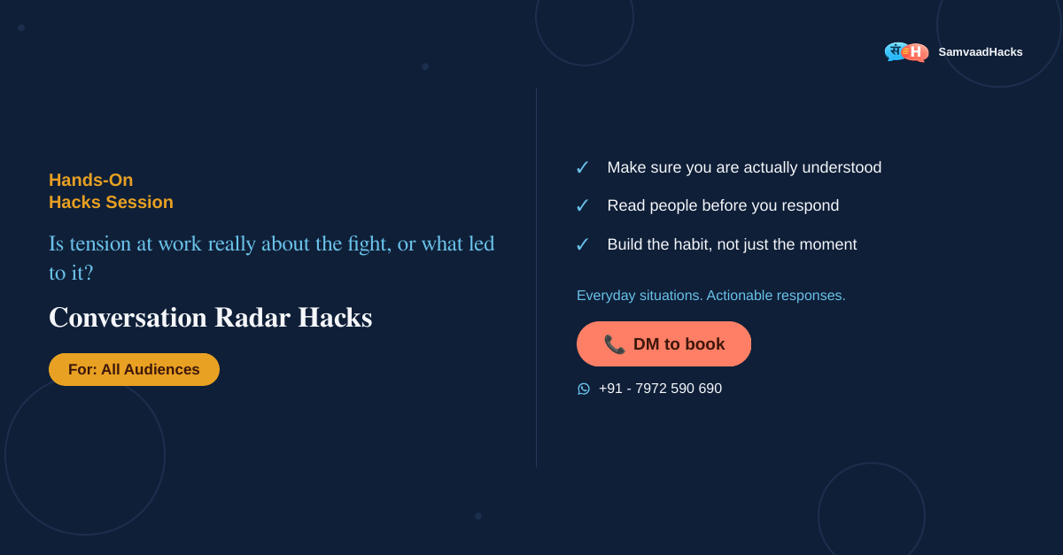 Conversation Radar Hacks