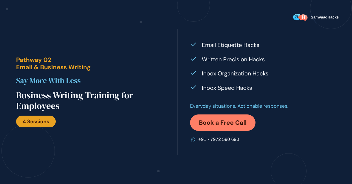 Business Writing Training for Employees